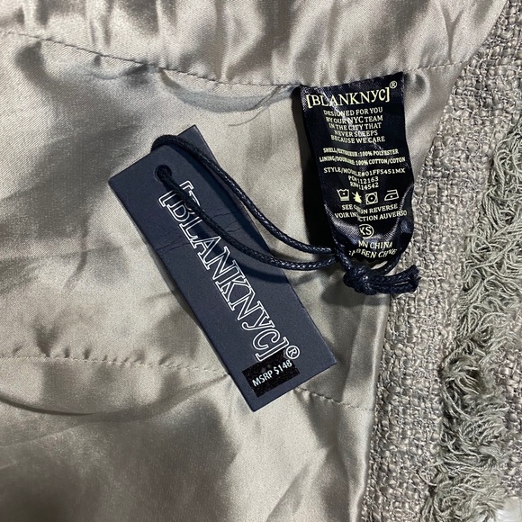 ⭐️Blank NYC Tweed Blazer NWT - Picture 10 of 14